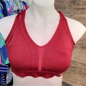 Yvette Red Sports Bra
